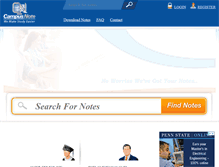 Tablet Screenshot of campusnote.com